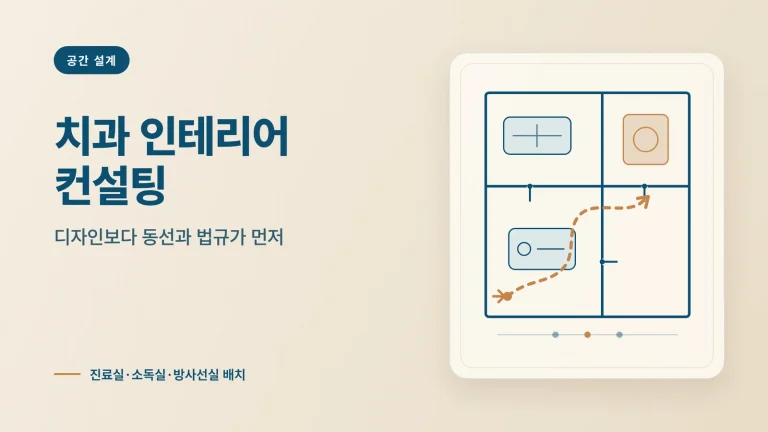 치과 인테리어 컨설팅 관련 안내 이미지